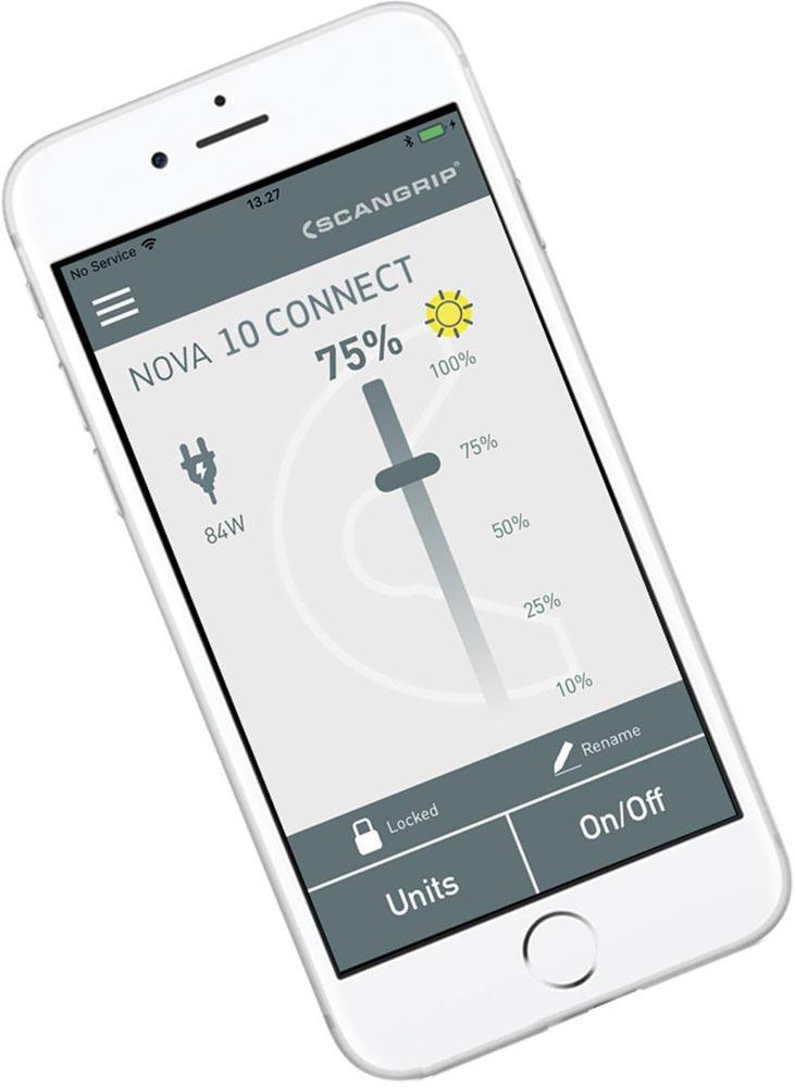 LED-Strahler NOVA 10 CONNECT 75 W 1000 - 10000 lm IP65