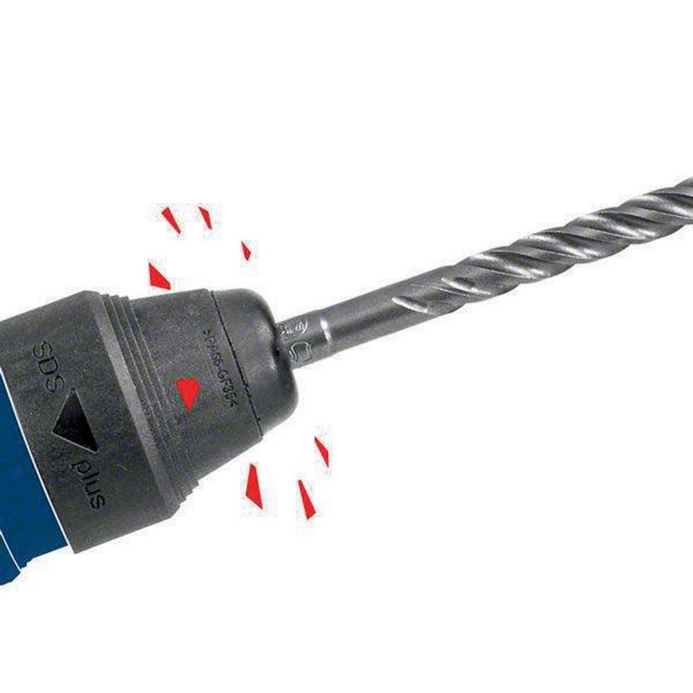 Hammerbohrersatz Expert plus 7X 5- teilig SDS Plus Kunststoffkassette mit Euroloch Hammerbohrersatz Expert plus 7X 5- teilig SDS Plus Kunststoffkassette mit Euroloch
