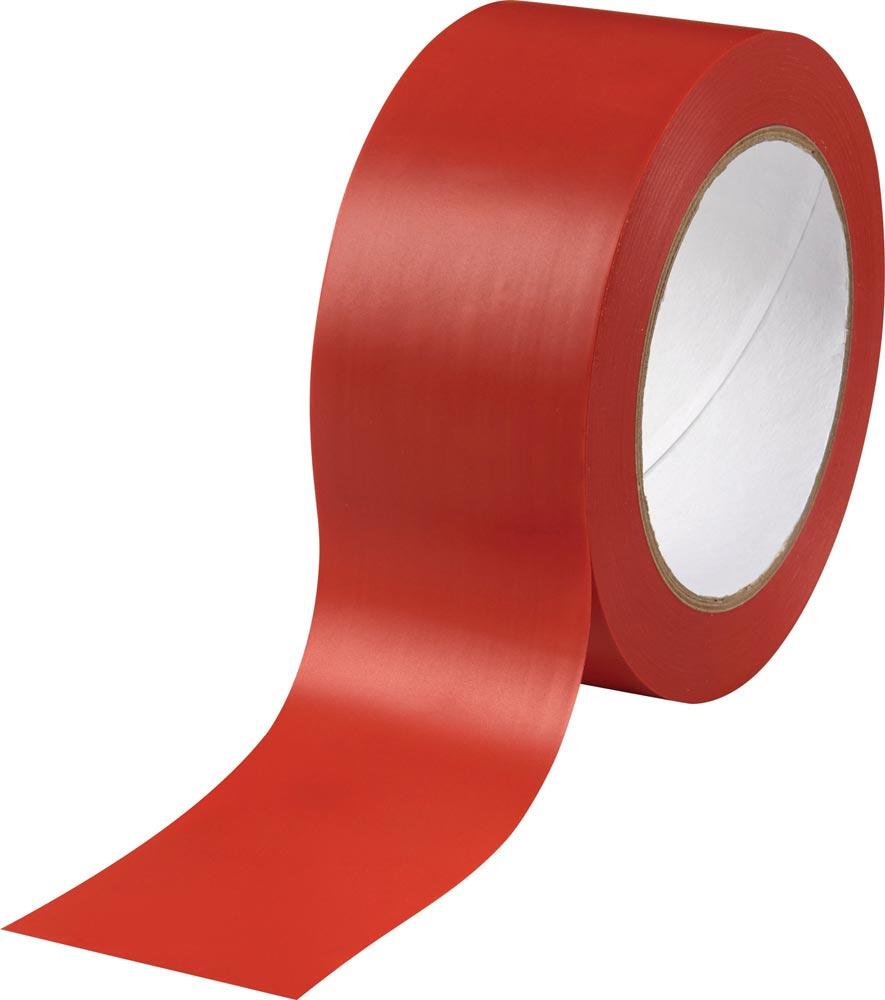 Bodenmarkierungsband Easy Tape PVC rot Länge 33 m Breite 50 mm Rolle