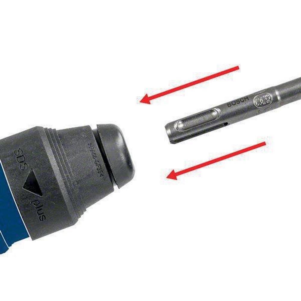 Hammerbohrersatz Expert plus 7X 5- teilig SDS Plus Kunststoffkassette mit Euroloch Hammerbohrersatz Expert plus 7X 5- teilig SDS Plus Kunststoffkassette mit Euroloch