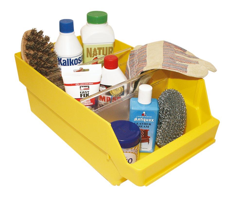 Regalkasten, PP, BxTxH 120x400x95 mm, Farbe blau, VE 30 Stück