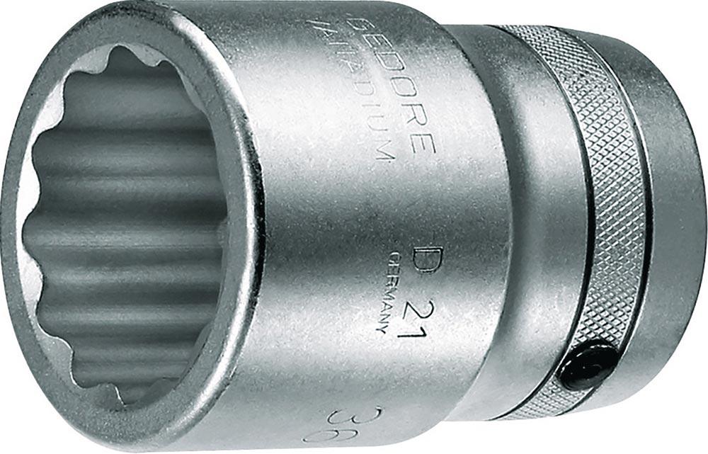 Steckschlüsseleinsatz D 21 1  12-kant Schlüsselweite 36 mm Länge 70 mm