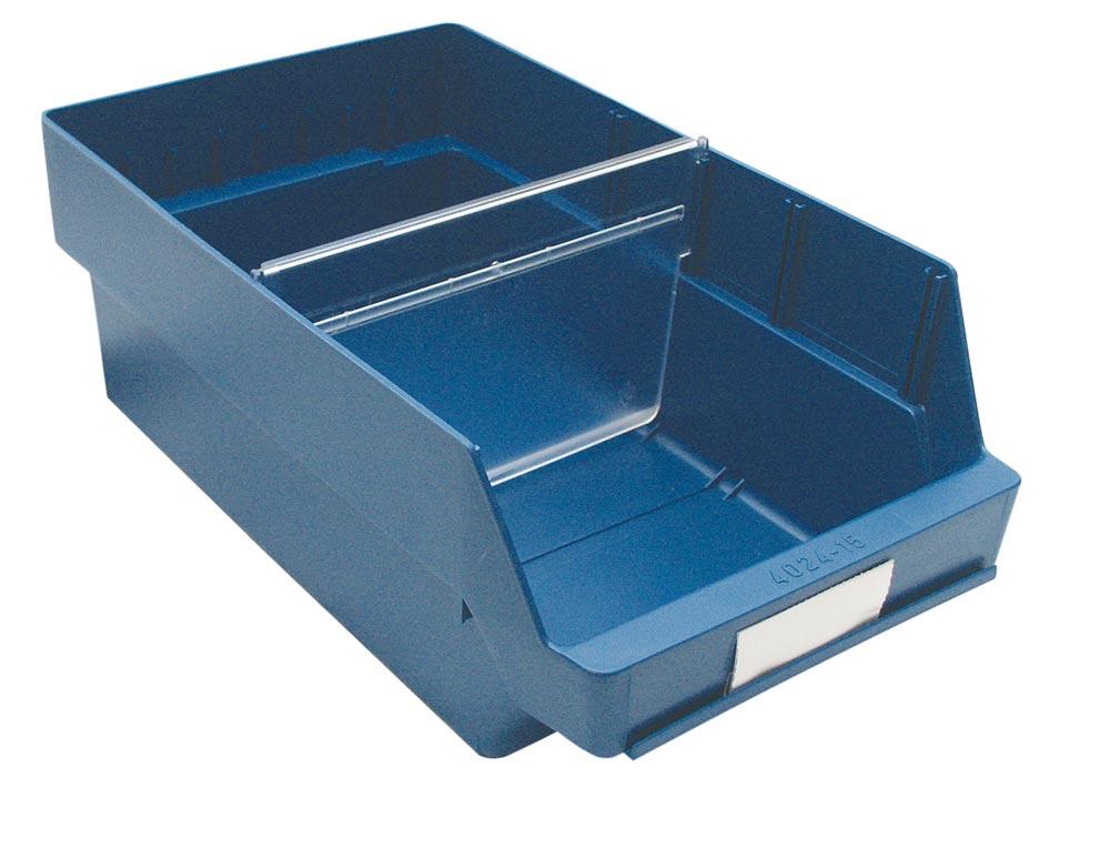 Regalkasten, PP, BxTxH 120x400x95 mm, Farbe blau, VE 30 Stück