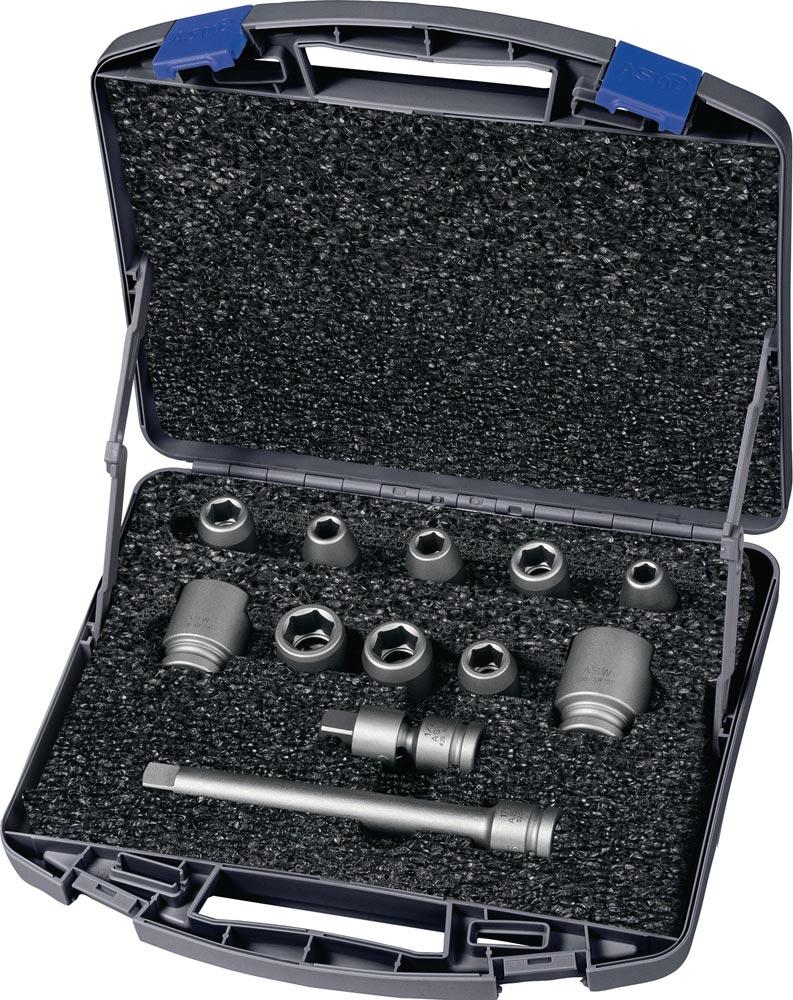Kraftsteckschlüsselsatz 720 SG 12 OL 12-teilig 1/2  6-kant