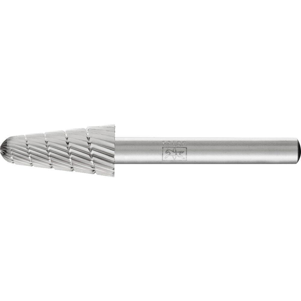 Frässtift KEL Ø 12 mm Kopflänge 25 mm Schaft-Ø 6 mm HSS Verzahnung 3