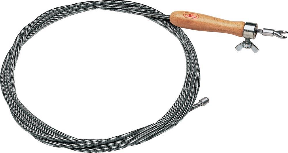 Rohrreinigungswelle Länge 10 m Wellen-Ø 7 mm Krallen-Ø 20 mm doppellagig