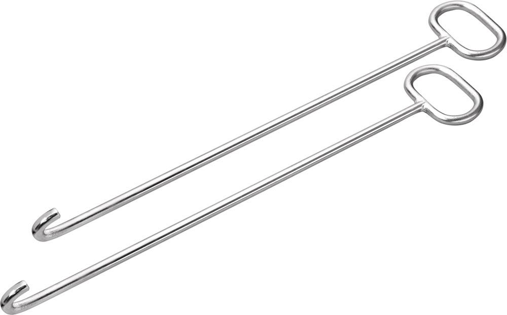 Kanaldeckelheber Länge 800 mm mit U-Haken verzinkt