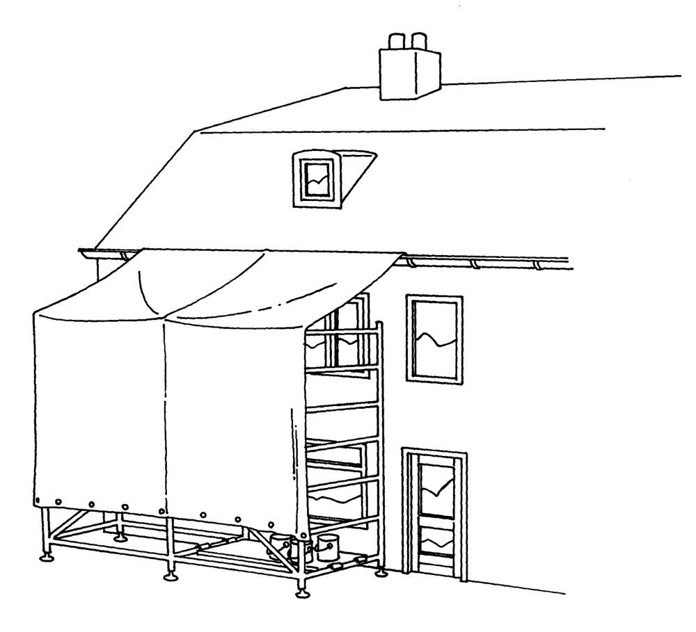 Abdeckplane multi TARP standard, LDPE besch. 110 g/qm, 6x8 m, VE 2 Stück, Farbe grün