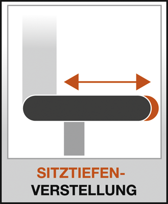 Bürodrehstuhl, Sitz-BxTxH 480x560x430-510 mm, Lehnenh. 600 mm, Punkt-Synchronm., extra breiter Muldensitz, Sitztiefenverstellung, blau