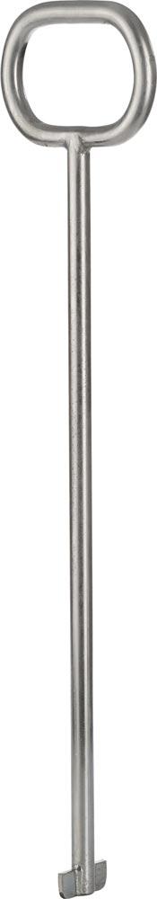 Kanaldeckelheber Länge 600 mm mit Schlitzfuß verzinkt