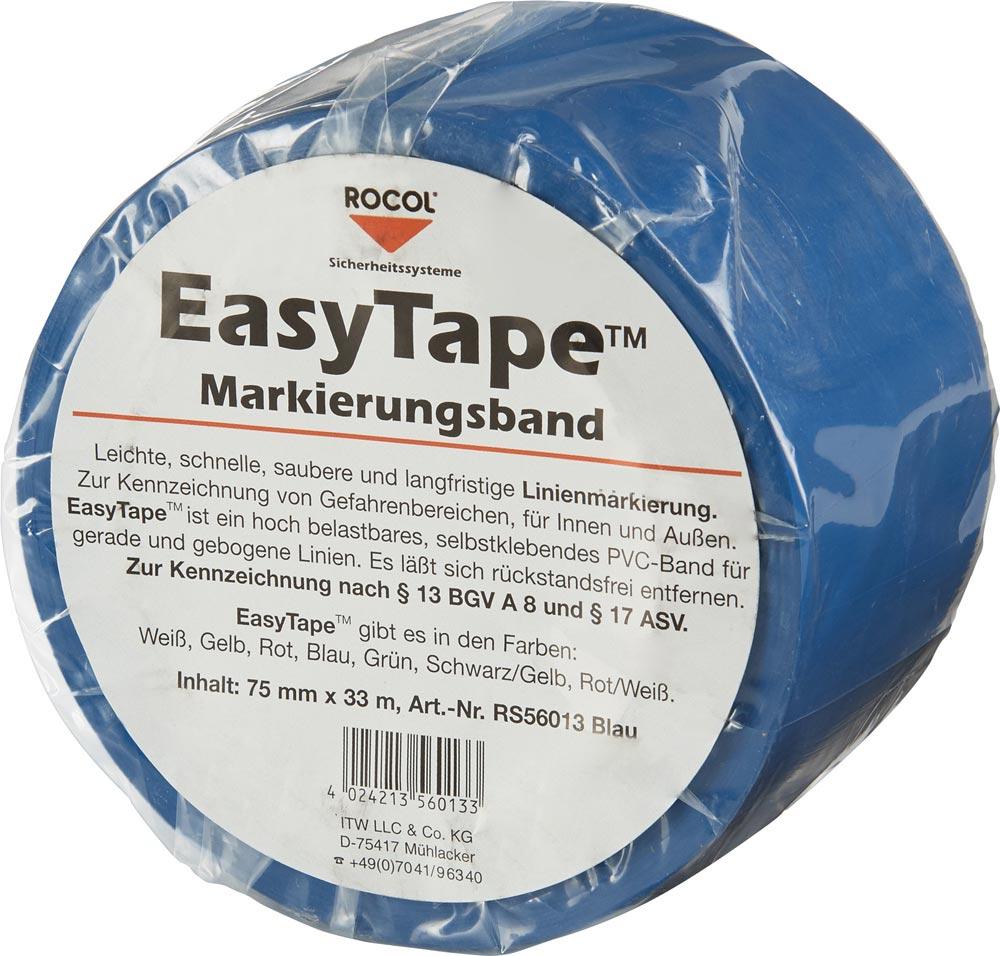 Bodenmarkierungsband Easy Tape PVC blau Länge 33 m Breite 75 mm Rolle