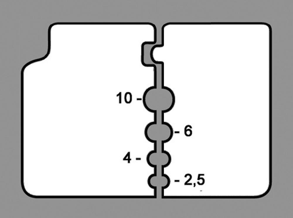 Präzisionsabisolierzange Länge 195 mm Mehrkomponeten-Hüllen 0,03 - 2,08 (AWG 32 - 14) mm
