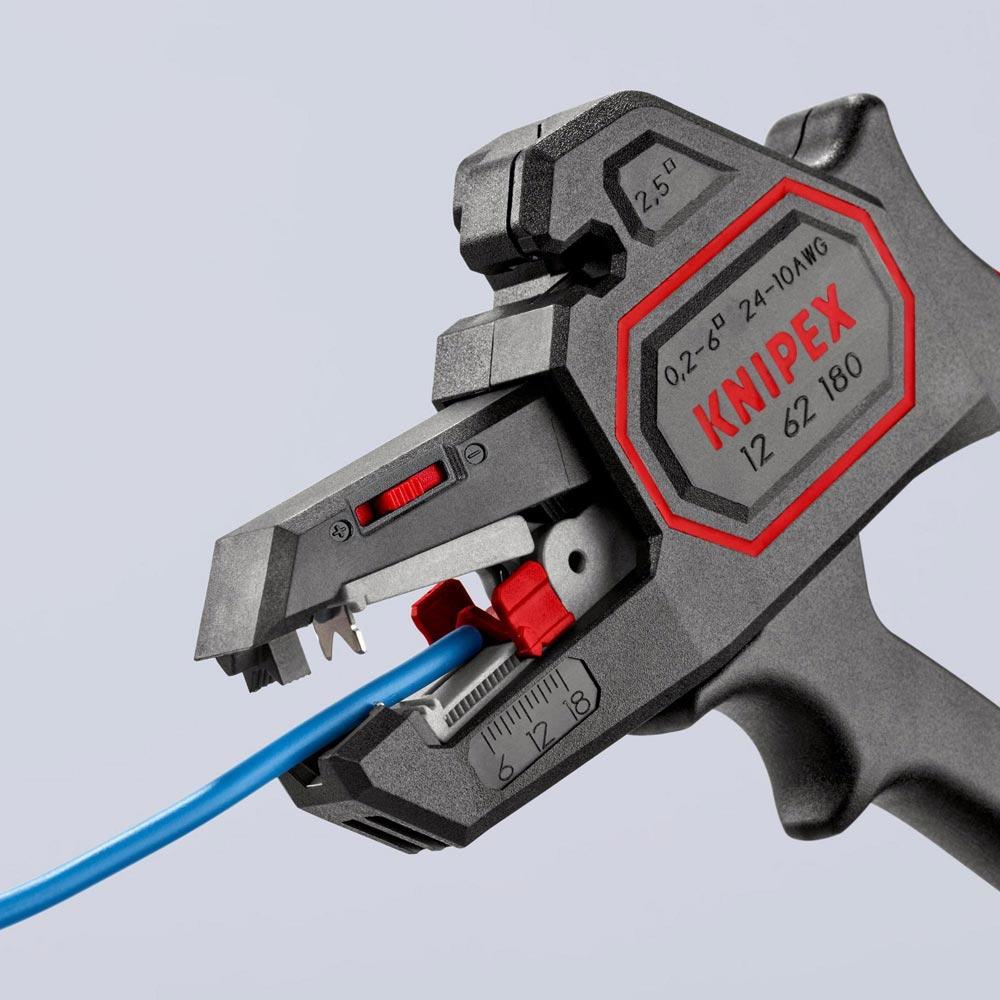 Automatikabisolierzange Länge 180 mm 0,2 - 6 (AWG 24 - 10) mm Automatikabisolierzange Länge 180 mm 0,2 - 6 (AWG 24 - 10) mm