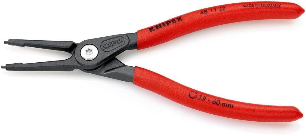 Präzisionssicherungsringzange J 2 für Bohrungen Ø 19 - 60 mm Länge 180 mm