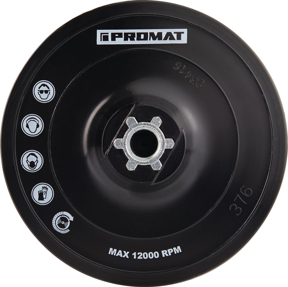 Stützteller Ø 125 mm M14 kletthaftend