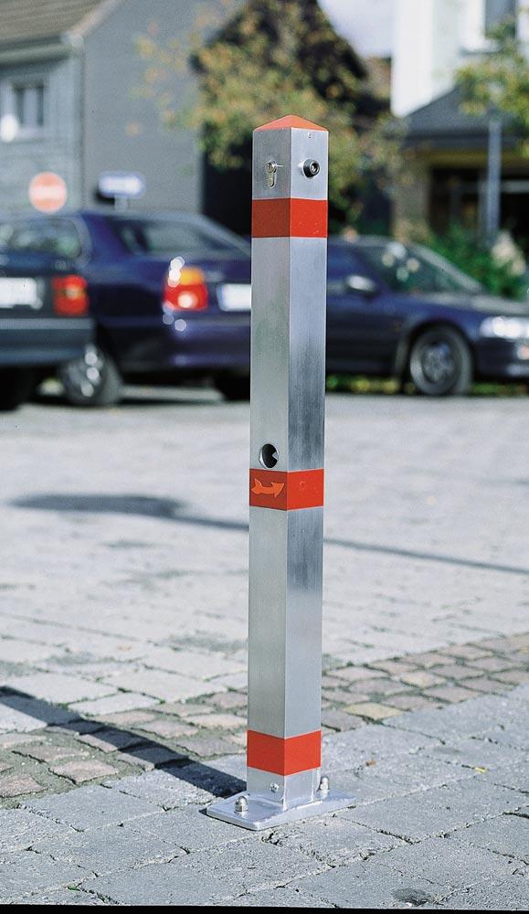 Sperrpfosten STA silber kippbar,z.Aufdübeln URBANUS