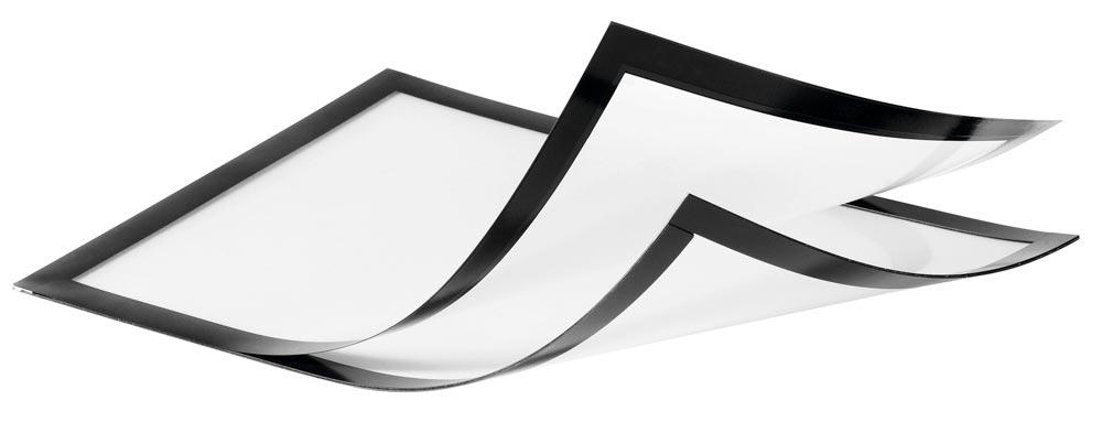 Inforahmen, magnetisch, mit Vorderdeckel, DIN A4, BxH 210x297 mm, schwarz, VE 6 Stück