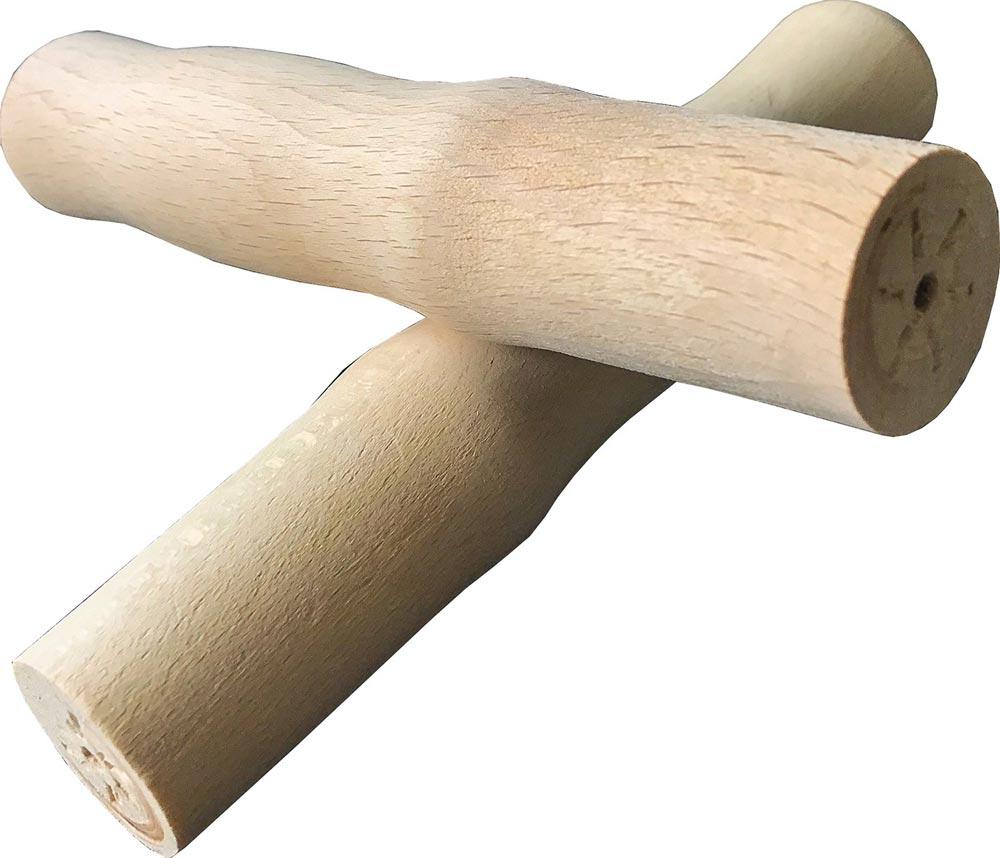 Holzgriff Buchenholz L180xB30xH30mm f. Schubkarre Praktica 1 Paar im Beutel