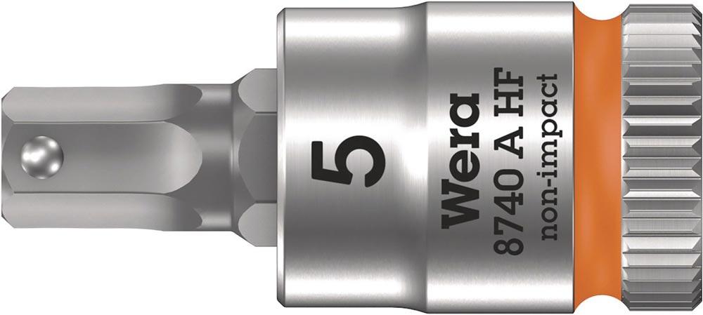 Steckschlüsseleinsatz 8740 A HF 1/4  Schlüsselweite 5 mm Länge 28 mm