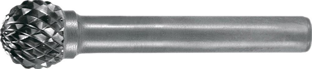 Frässtift KUD Ø 10 mm Kopflänge 9 mm Schaft-Ø 6 mm Hartmetall Verzahnung Kreuz