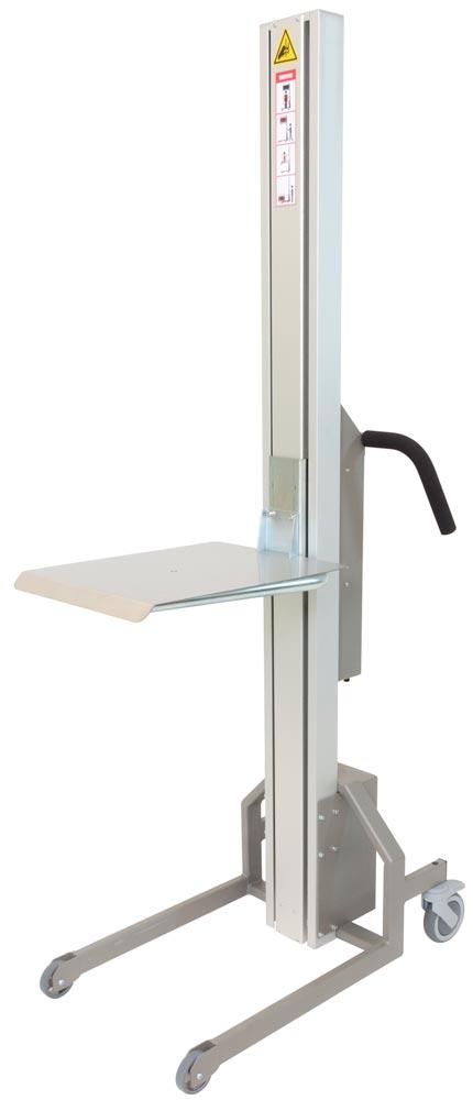 Elektrolifter, Traglast 200 kg, Hubbereich 110-2090 mm, Plattform BxT 500x500 mm