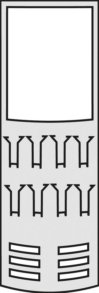 Infosäule, zweiseitig nutzbar, zur Aufnahme von DIN A4 bis DIN A1  Wechelrahmen/Prospekthaltern, BxTxH 770x330x1850 mm, alusilber