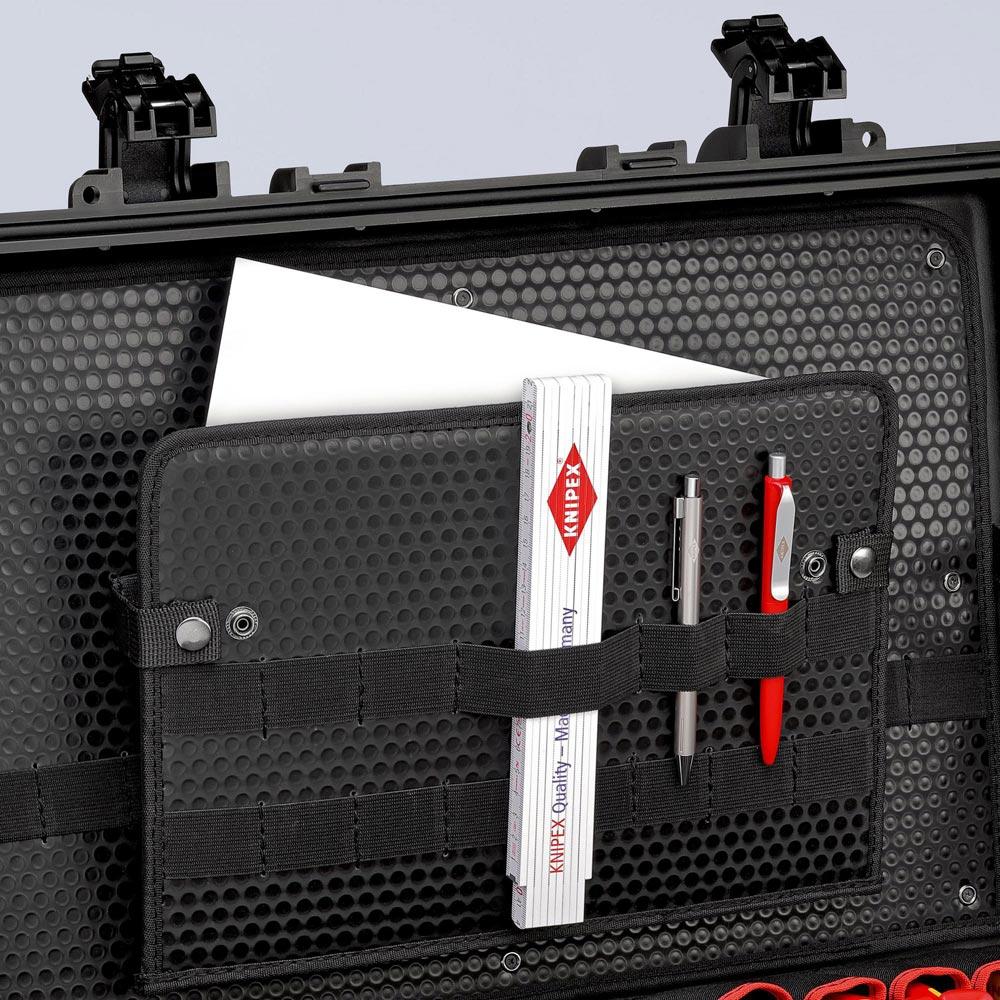 Werkzeugkoffer Robust45 Elektro 63-teilig Koffer aus schlagfestem Polypropylen für Elektriker