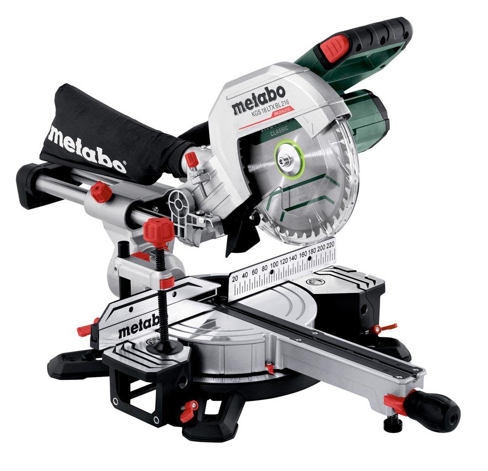 METABO Akku-Kappsäge KGS 18 LTX BL 216  im Karton (ohne Akku/Ladegerät)