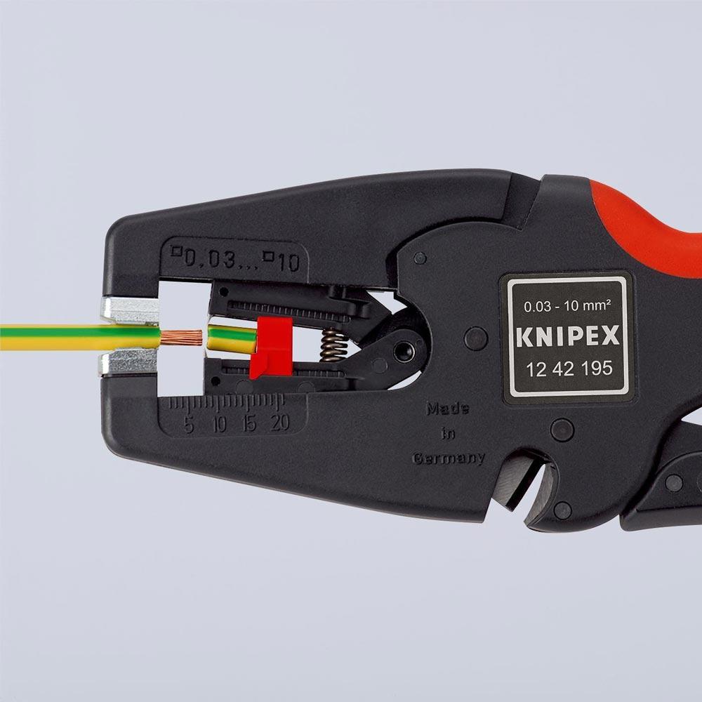 Automatikabisolierzange MultiStrip® 10 Länge 195 mm 0,03 - 10 (AWG 32 - 7) mm