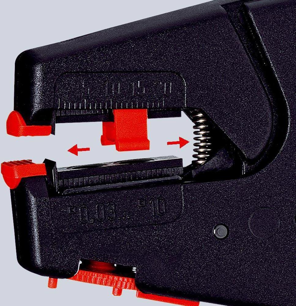 Automatikabisolierzange Länge 200 mm 0,03 - 10 (AWG 32 - 7) mm