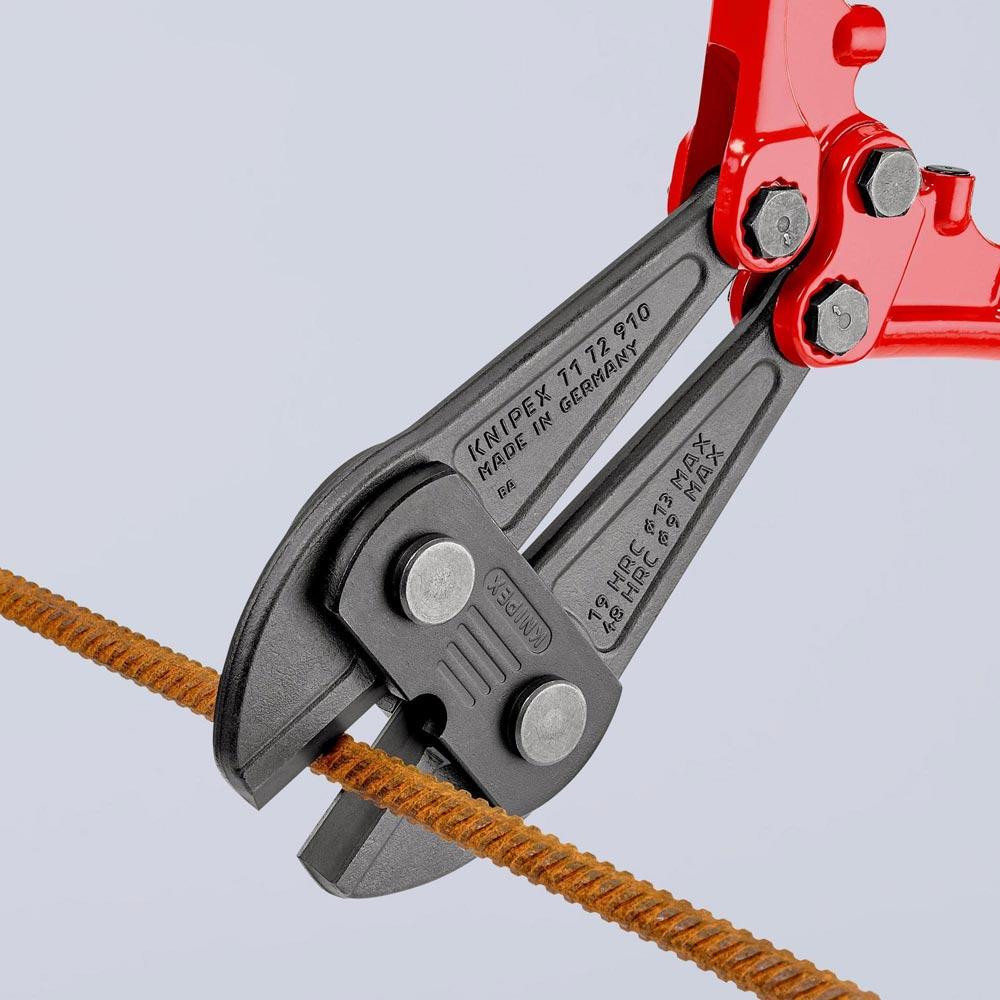 Bolzenschneider Länge 910 mm Mehrkomponenten-Hüllen weich 13 mm mittel 10 mm hart 9 mm