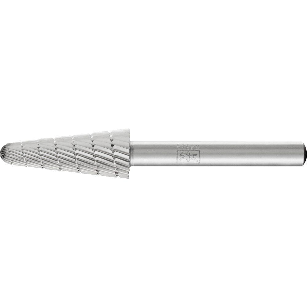 Frässtift KEL Ø 12 mm Kopflänge 30 mm Schaft-Ø 6 mm HSS Verzahnung 3