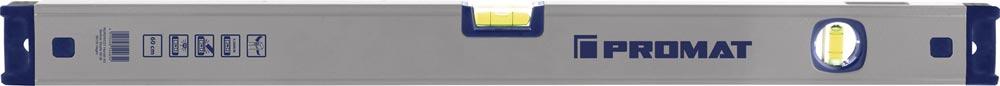 Wasserwaage 200 cm Aluminium silber Spiegellibelle max. 0,5 mm/m