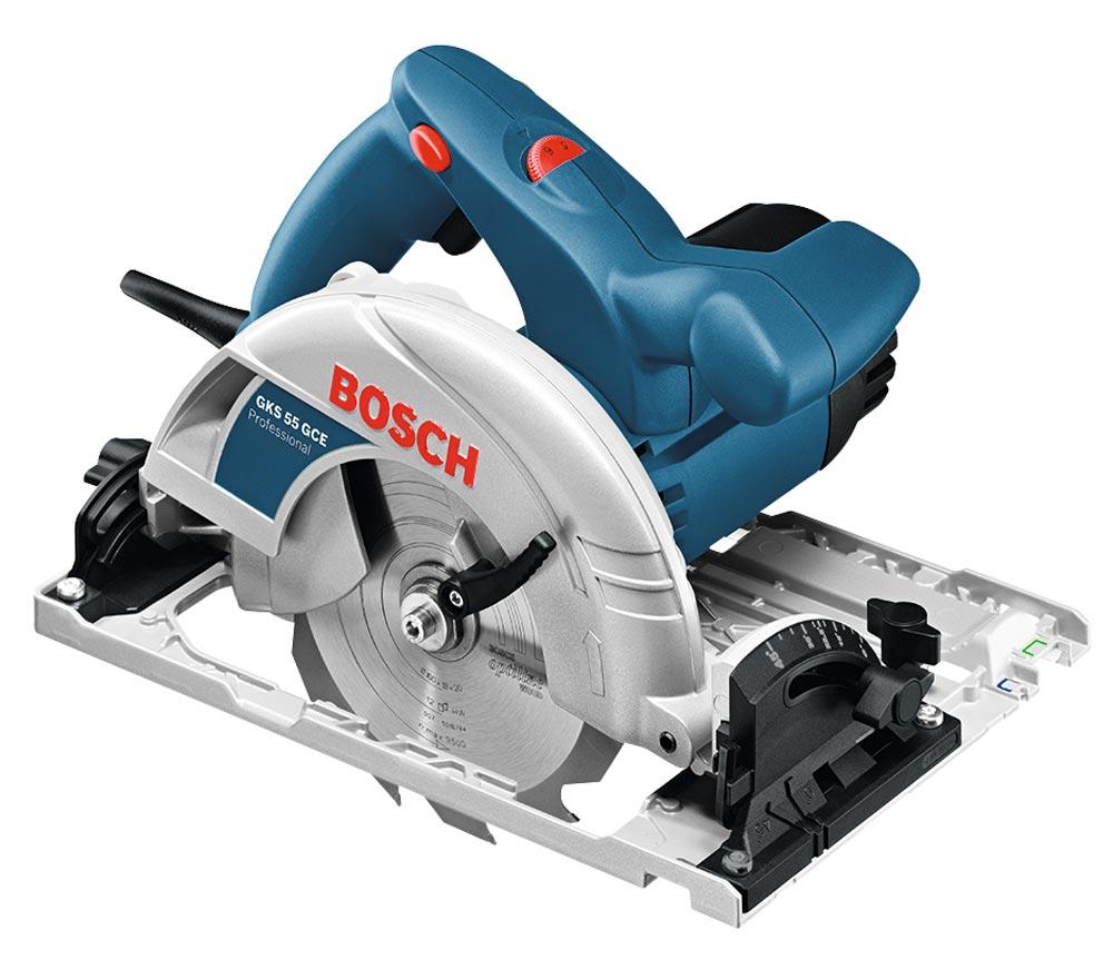 BOSCH Handkreissäge GKS 55+ GCE + FSN 1400 in L-Boxx
