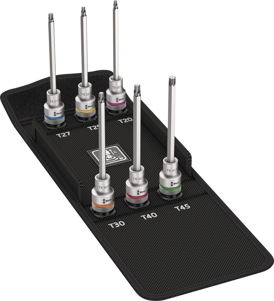 Steckschlüsselsatz 8767 C TORX® HF2 6-teilig 1/2  T20 - T45