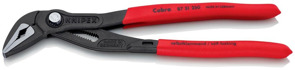 Wasserpumpenzange Cobra® ES Länge 250 mm Spannweite 42 mm poliert Kunststoffüberzug