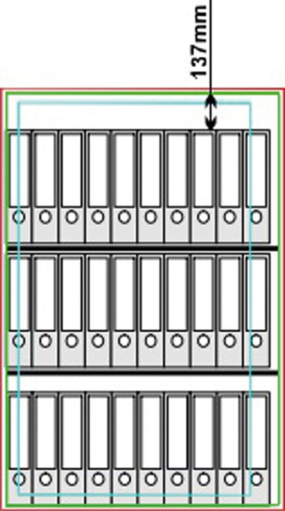 Aktentresor, Sicherheitsstufe A + S1, BxTxH 800x400x1200 mm, Volumen 330 l, 2 Böden, Kapazität 30 Ordner, RAL 7035 lichtgrau