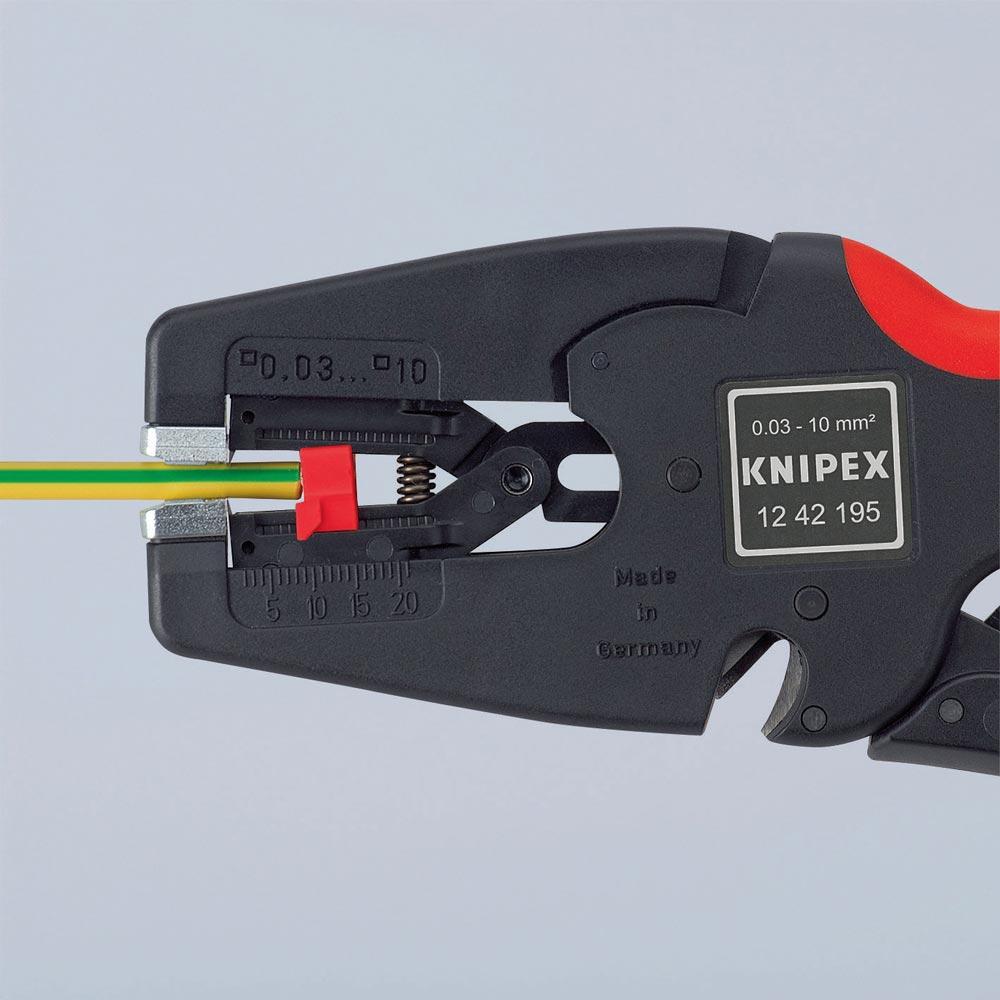 Automatikabisolierzange MultiStrip® 10 Länge 195 mm 0,03 - 10 (AWG 32 - 7) mm