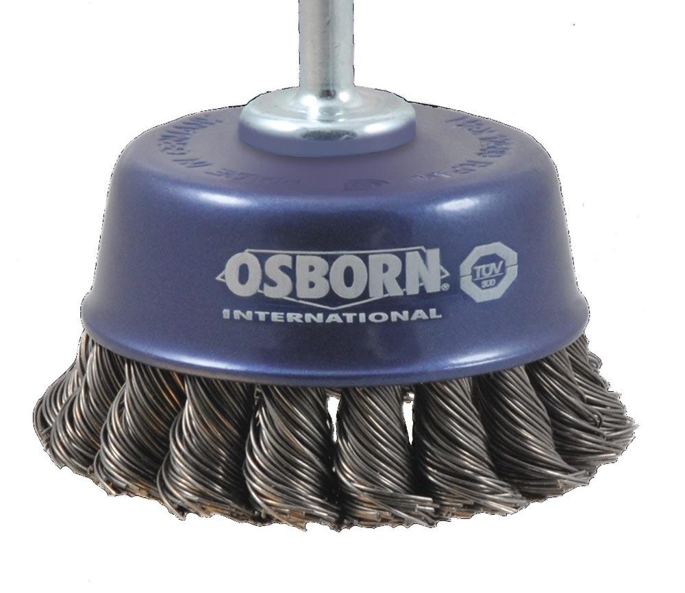 Topfbürste Ø 65 mm Drahtstärke 0,5 mm Stahl 6000 min-