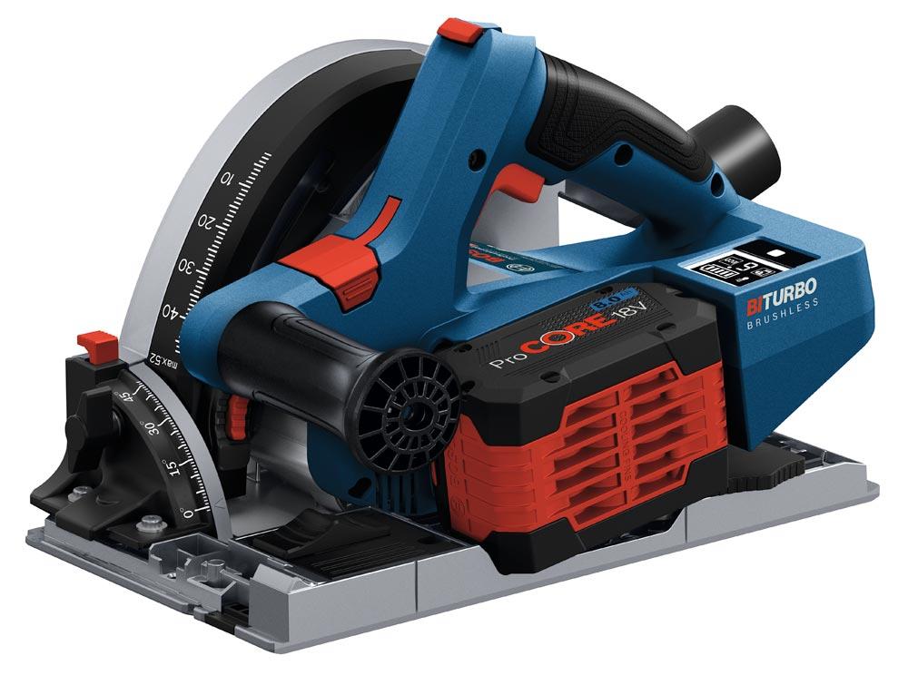 BOSCH Akku-Tauchsäge GKT 18V-52 GC, 2x5.5Ah ProCORE18V, FSN 1400, GAL 1880 CV L-BOXX, JitKit