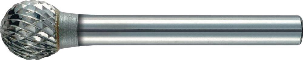 Frässtift KUD Ø 3 mm Kopflänge 2,5 mm Schaft-Ø 3 mm Hartmetall Verzahnung Normal, fein