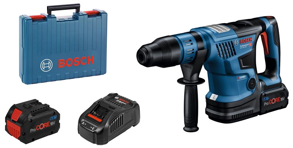 BOSCH Akku-Bohrhammer GBH 18V-36 C, 2x5.5Ah ProCORE18V, GAL 1880 CV Koffer BOSCH Akku-Bohrhammer GBH 18V-36 C, 2x5.5Ah ProCORE18V, GAL 1880 CV Koffer