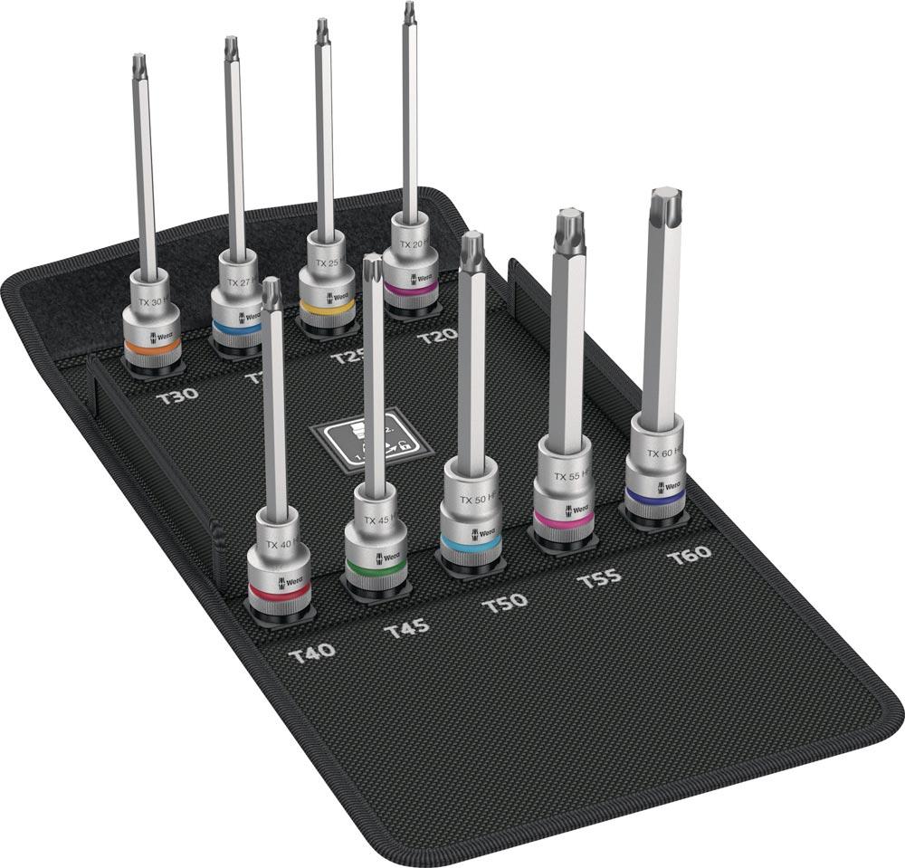 Steckschlüsselsatz 8767 C TORX® HF3 9-teilig 1/2  T20 - T60