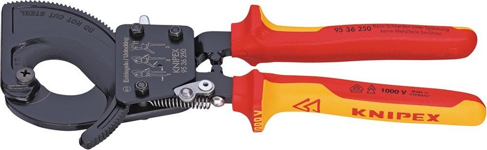 Kabelschneider Gesamtlänge 250 mm max. 32 (240 mm) mm Mehrkomponenten-Hüllen VDE