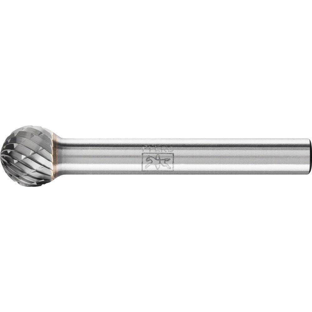 Frässtift KUD Ø 10 mm Kopflänge 9 mm Schaft-Ø 6 mm Hartmetall Verzahnung 3 PLUS