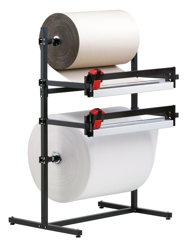 Doppel-Schneidständer, waagerecht, max. Rollendurchm. 800 mm, Schnittbreite 1600 mm, BxTxH 1970x850x1665 mm