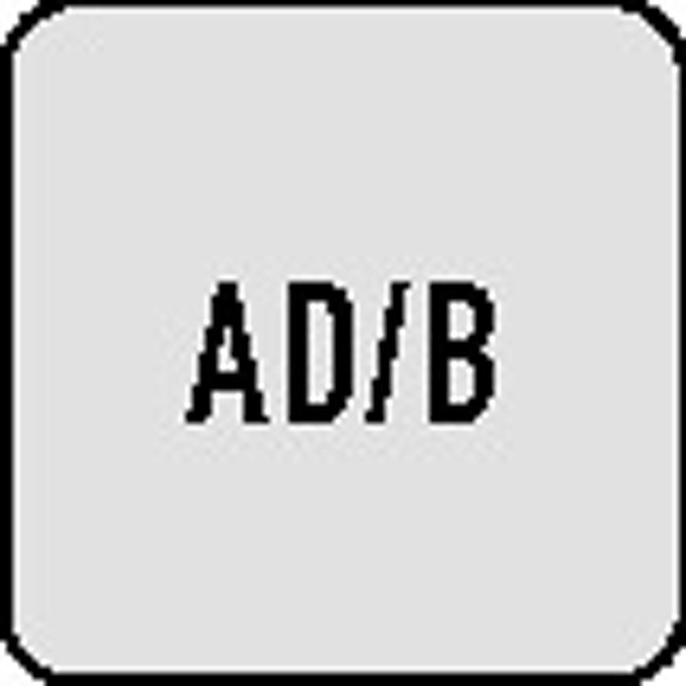 Flächenspannfutter DIN 69871AD/B Weldon Spann-Ø 6 mm SK40 Auskraglänge 50 mm