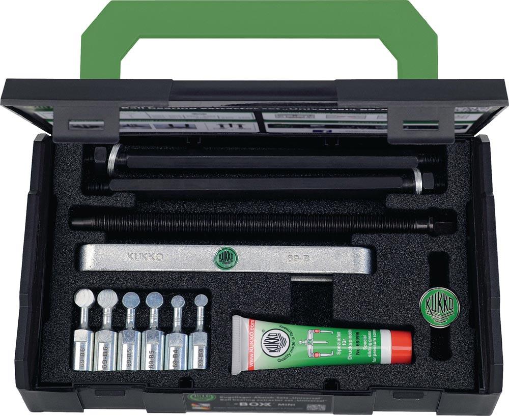 Kugellagerabziehersatz 69 7-teilig Spannbereich 35 - 120 mm