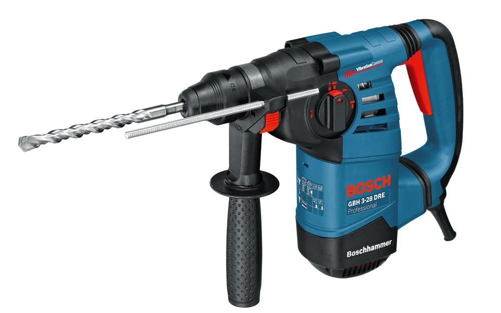 BOSCH Bohrhammer GBH 3-28 DFR, SDS-plus-Aufnahme mit Drm 13 mm SSBF im Koffer