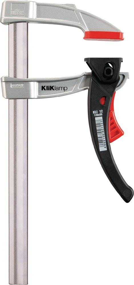 Hebelzwinge KliKlamp Spannweite 200 mm Ausladung 80 mm Spannkraft bis zu 1200 N